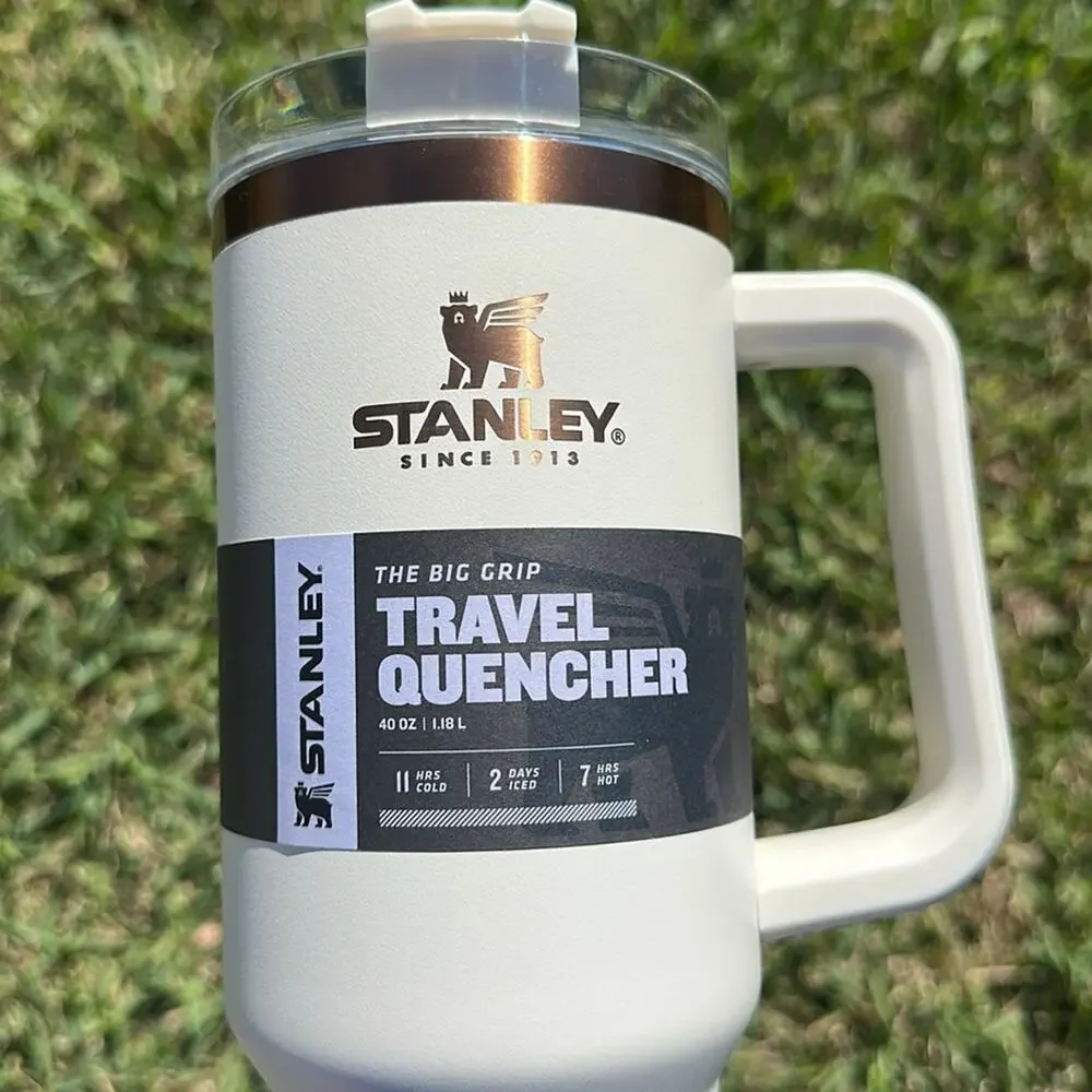 NWT Stanley X Magnolia Adventure Quencher 40oz Tumbler‎ Cream & Copper